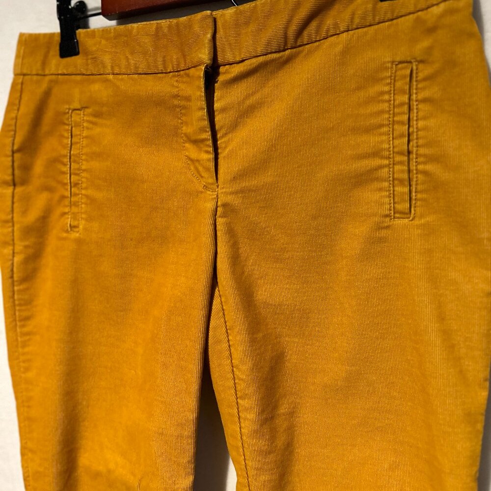 Ann Taylor Gold Ankle Couduroys